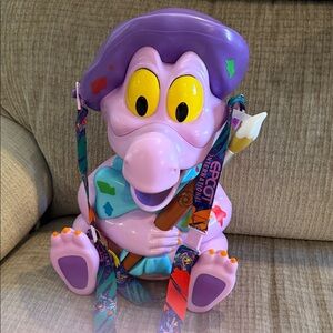 Disney’s 2026 figment popcorn bucket from the festival of the arts Apx 13 by 8